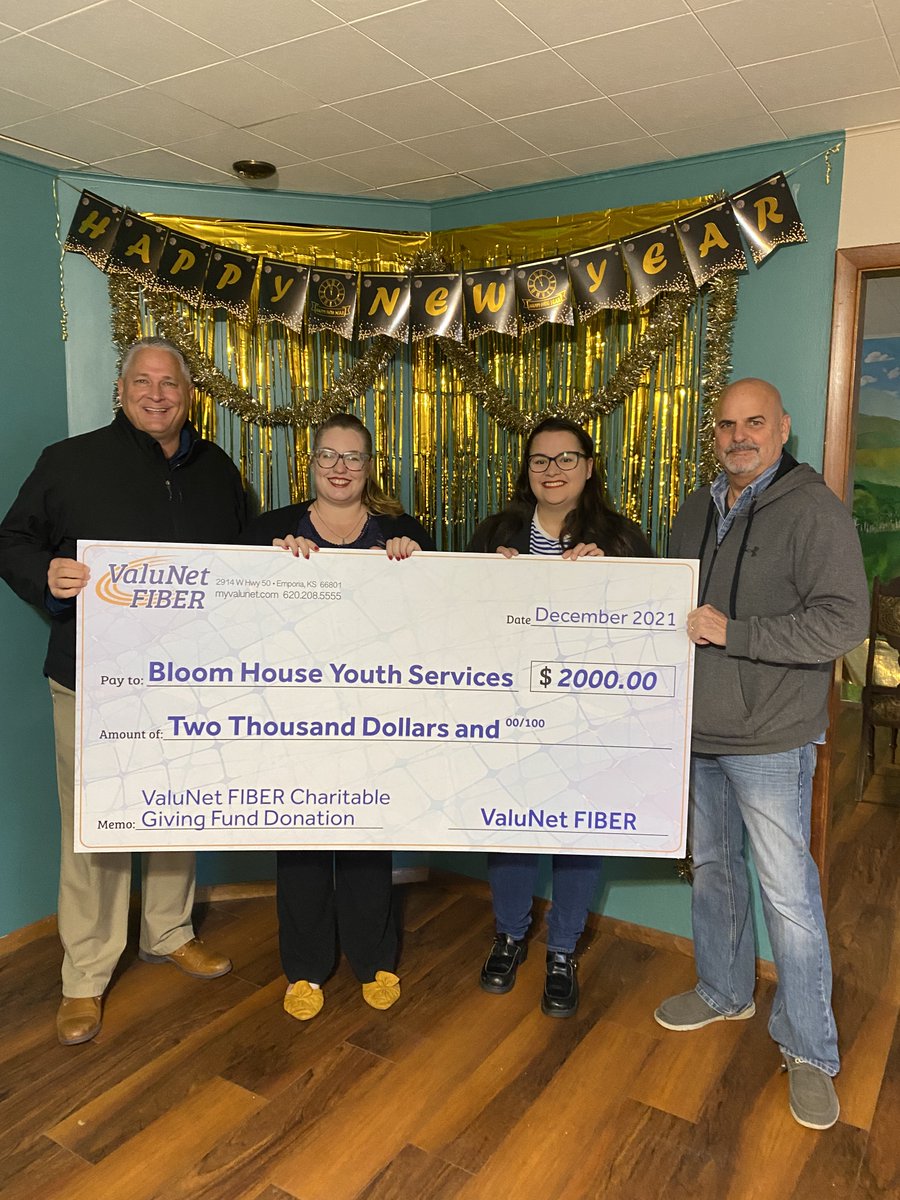 We are honored to be able to give back to our community and want to congratulate to our Fall 2021 Charitable Giving grant recipients Hetlinger Developmental Services and Bloom House Youth Services!