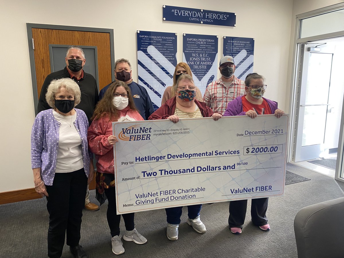 MYVALUNET's tweet photo. We are honored to be able to give back to our community and want to congratulate to our Fall 2021 Charitable Giving grant recipients Hetlinger Developmental Services and Bloom House Youth Services! https://t.co/hEBDtgLN8S
