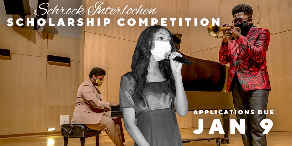Detroitk12's tweet photo. ๐ถCalling all HS Instrumental and Vocal Music students! The Office of Fine and Performing Arts annual ๐งSchrock Scholarship Competition is quickly approaching. #FULLTUITION to Interlochen, $1,500 Stipend, and $300 spending allowance. Application ๐ https://t.co/ilXcHP7ToF https://t.co/JeK489hIBW