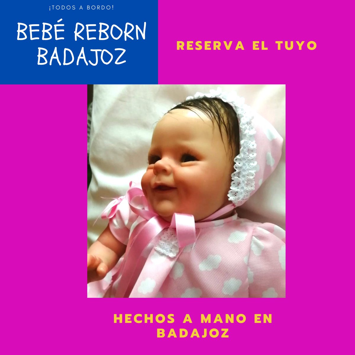 DollEspana's tweet photo. Ya tenemos listo nuestro último bebé Reborn hecho en España (Badajoz)

https://t.co/iP6D2AbSdp https://t.co/qD5SaF0vVH