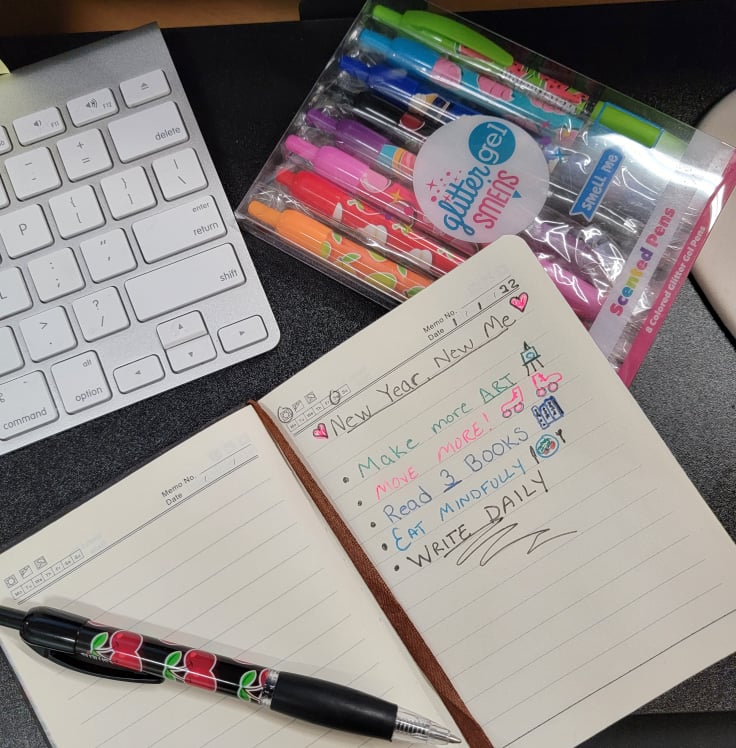 Keeping my new year resolutions with scented style! What's on your resolution list?