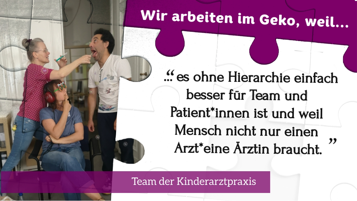 Die 🔹Gesichter des Kollektivs 🔹heute: Mitarbeiter*innen der kindermedizinischen Praxis 💙

betterplace.org/p93990