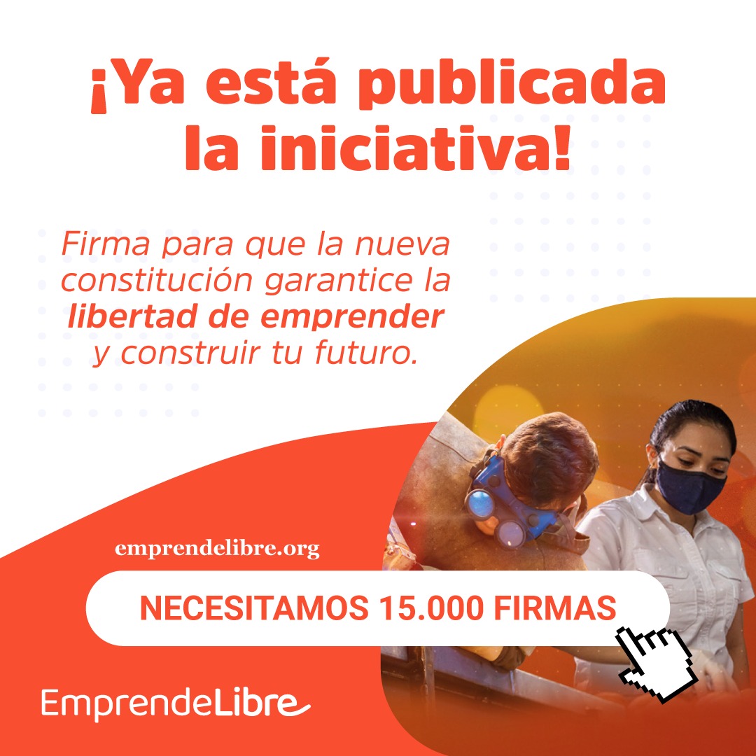 emprende_libre_'s tweet photo. Firma para que la nueva Constitución garantice la libertad de emprender y construir tu propio futuro, 

¿Cómo Apoyar?
✍️ Firma en este link: https://t.co/rTabbI0he5

Tu apoyo es fundamental! https://t.co/e6hYjztrRA