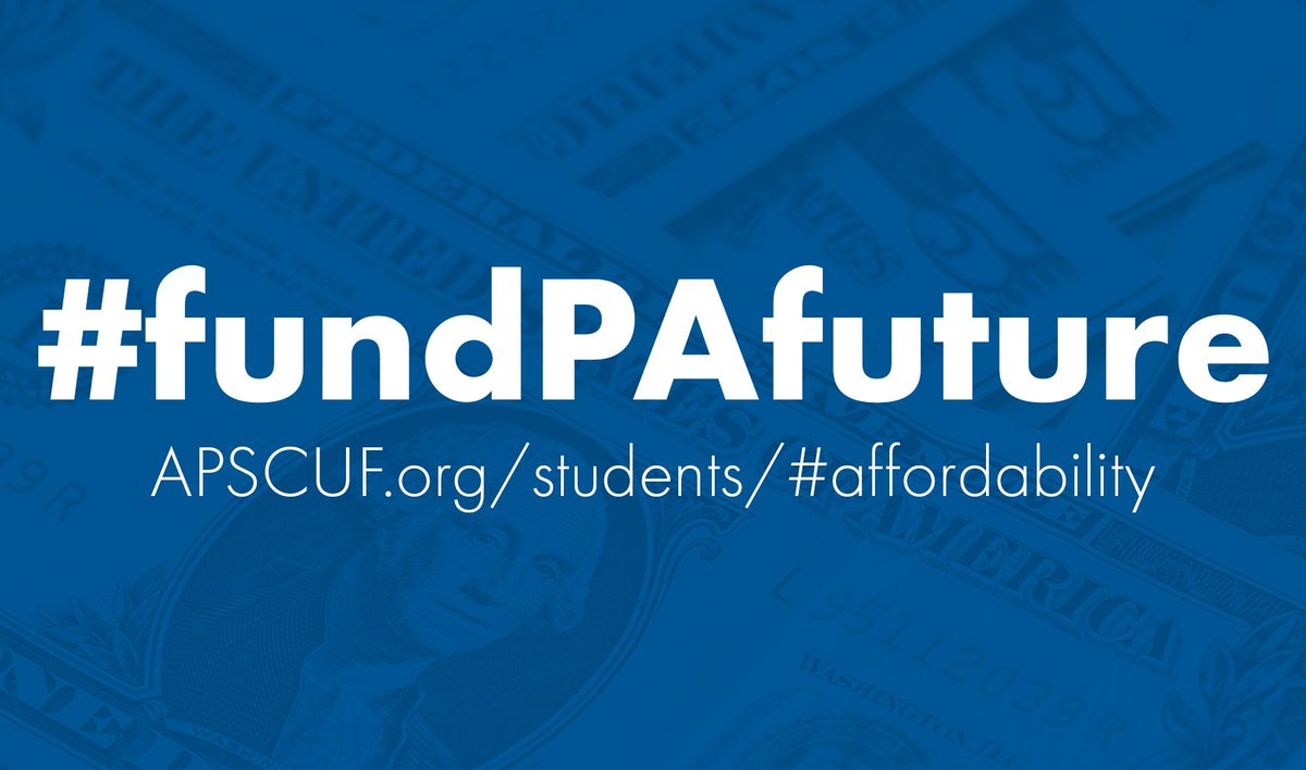 STUDENTS AND ALUMNI: What does a truly affordable college education mean for you? Post your video message and tag it #fundPAfuture. We will share it with those who make decisions about funding and costs for our universities. Details: apscuf.org/students/#affo…