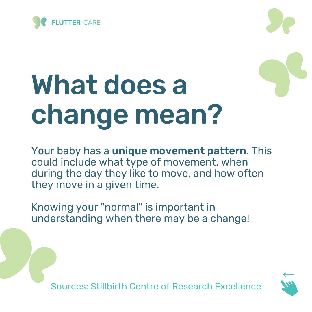 fluttercareinc's tweet image. Your baby&apos;s #movementsmatter👣Knowing that a change has occurred could be an early indicator that something is wrong. Find out more at fluttercare.com/learn or check out @CREStillbirth.