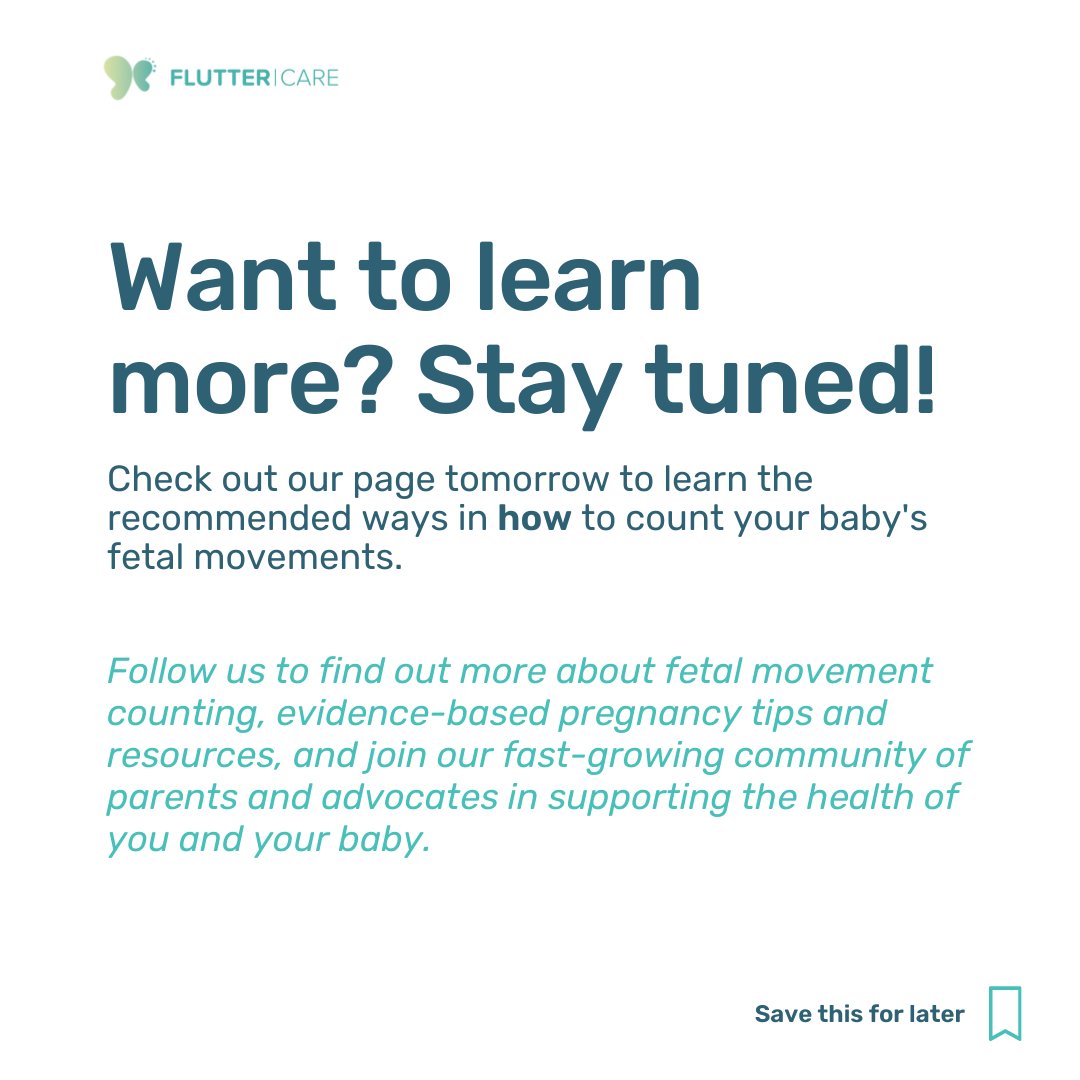 fluttercareinc's tweet image. Your baby&apos;s #movementsmatter👣Knowing that a change has occurred could be an early indicator that something is wrong. Find out more at fluttercare.com/learn or check out @CREStillbirth.