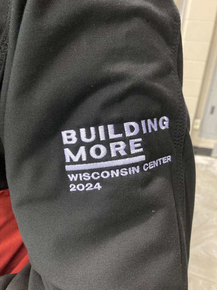 Finishing touches on preparing hall D to support current event activity while embracing the expansion project. Never been more excited for a vest with my name on it. #BuildingMore #Coming2024