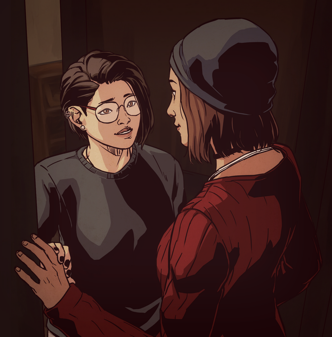 Alex and Steph from Life is Strange. 😙 https://t.co/mkMTVj08Zw.