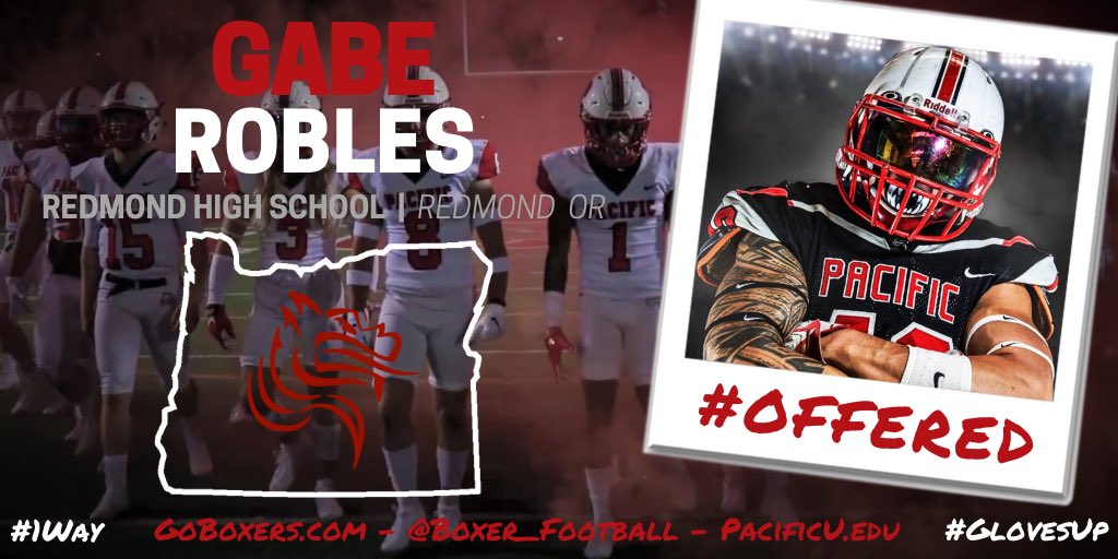 Grobles04's tweet photo. After a great call with @iTz_Rev I’m thankful to receive an offer from Pacific University! @Boxer_Football #1way https://t.co/oHmLqU9eJr