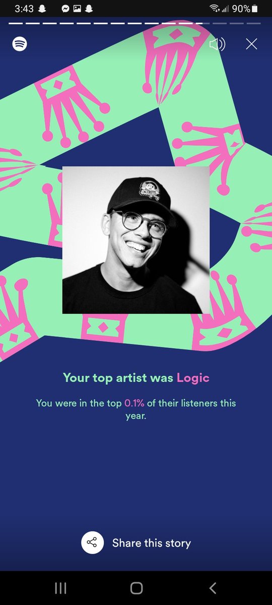 _yerkey_'s tweet photo. I'm absolutely honored. @Logic301 s music (be it him or Doc D) has helped me through some of the hardest points in my life, especially last year. An absolute inspiration. #SpotifyWrapped #Spotify #Logic #DocD https://t.co/7d5IHPcFBL