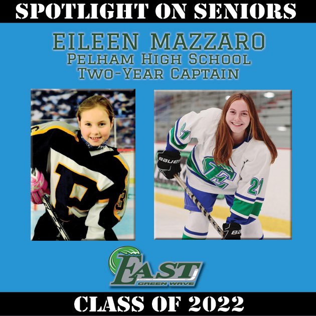 EASTgvhockey's tweet photo. …and last but certainly not least! Our 2 year #senior captain and @VillanovaFH commit @EileenMazzaro TY for all you have done to build our program, Eileen! Congratulations. @PelhamSchoolsNY @pmhsvarsitypuck @SecOneAthletics @travjax71 @NYHockeyonline @HaggertyNancy https://t.co/HavCmLJL8J