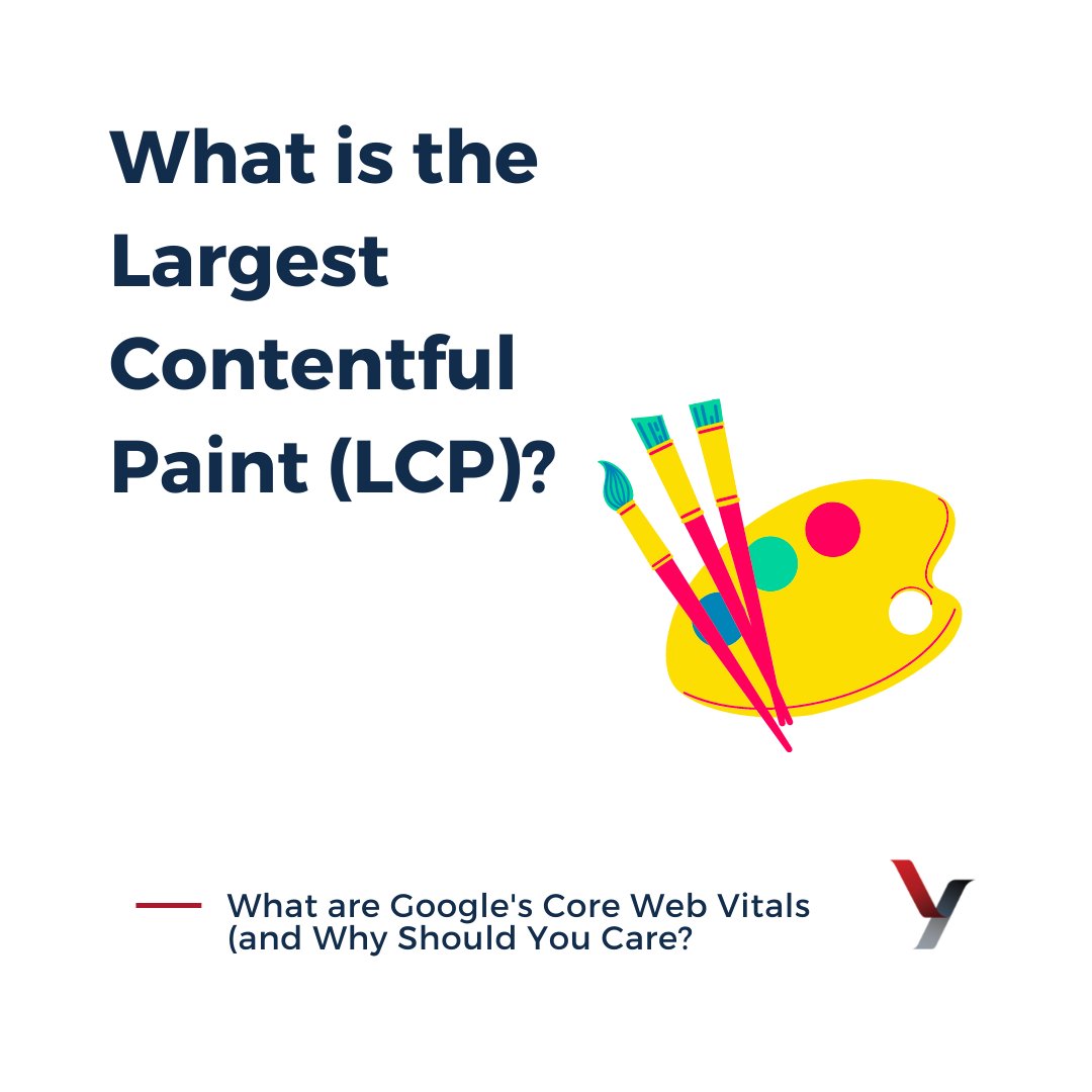 YardstickServ's tweet photo. The largest contentful paint (LCP) measures the loading speed of the biggest above-the-fold visual element on your website (like a front-page hero image). 

Learn more about Google’s Core Web Vitals on the blog: https://t.co/jFe2XWOJBf https://t.co/cHS4g5NIEL