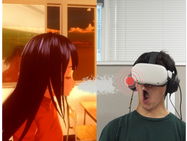 [閒聊] 東大開發出能模擬VR角色耳邊吐息的裝置