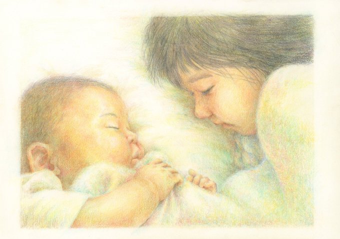 子供の寝顔のtwitterイラスト検索結果