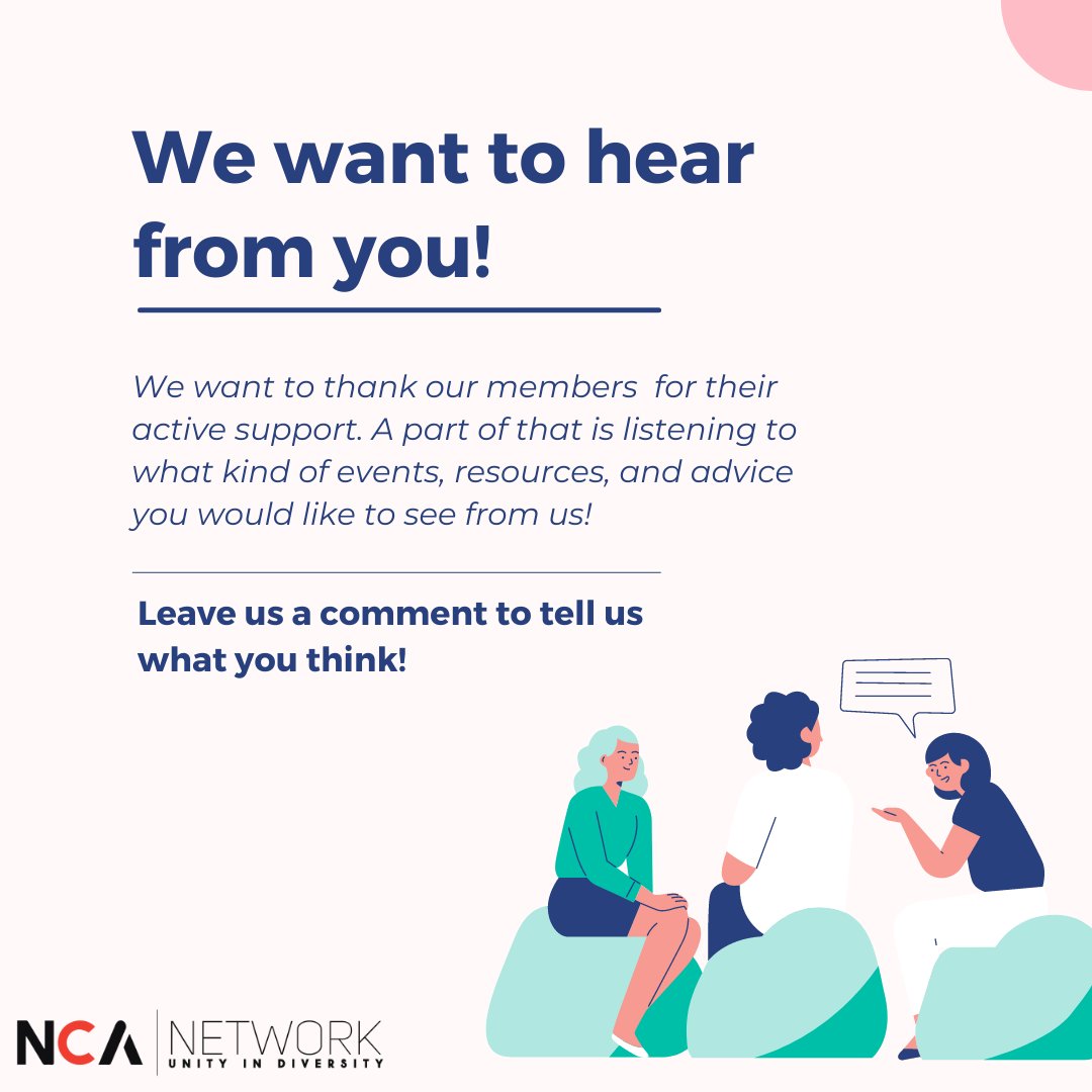 ncanetworkTO's tweet photo. We want to hear from our supportive members about what you would like to see from us this new year! From events, to resources, and advice, let us know what you think by leaving a comment! https://t.co/QpNc2NLRyL