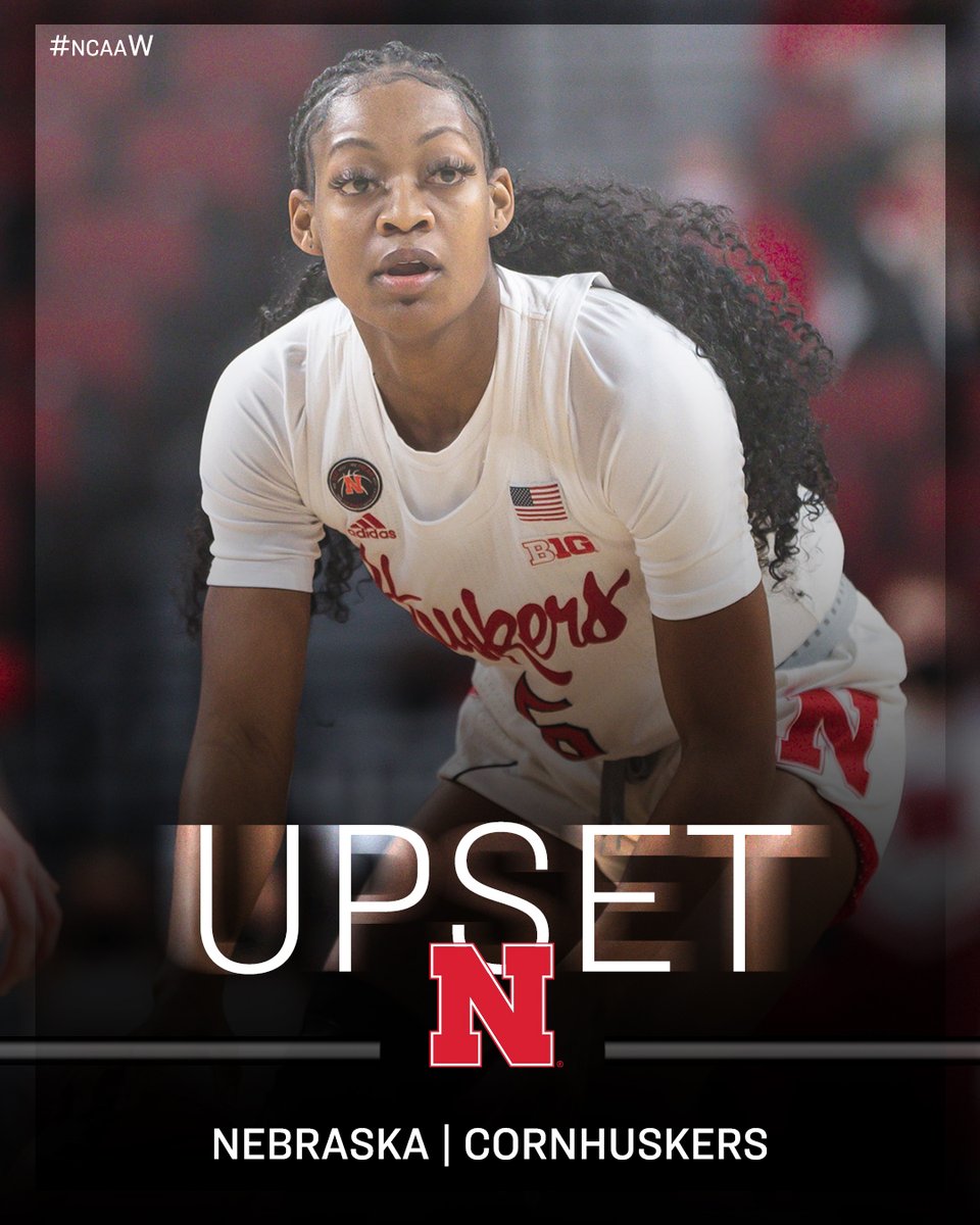 MarchMadnessWBB's tweet photo. ‼️ 🔴 GO BIG WIN 🔴 ‼️

@HuskersWBB UPSETS No. 8 Michigan, 79-58 picking up their first Top 10 win since 2014!

#ncaaWBB https://t.co/FB0kjtWr4W