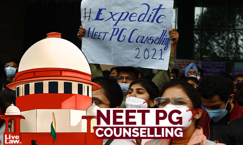 LiveLawIndia's tweet photo. #NEETPG Counselling : Crucial hearing today in the Supreme Court in cases related to EWS/OBC reservation in NEET-AIQ.

 A 2-judge bench led by Justice DY Chandrachud to hear the case post 10.30 AM.

Follow this thread for live updates from the court hearing.

#NEETPGCounselling https://t.co/cV1mDc0dDG