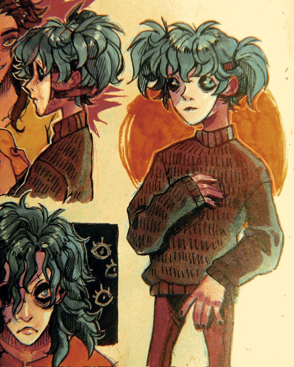 XeonSoda's tweet photo. Sally Face sketches🥩 https://t.co/2UxmPjXCfv