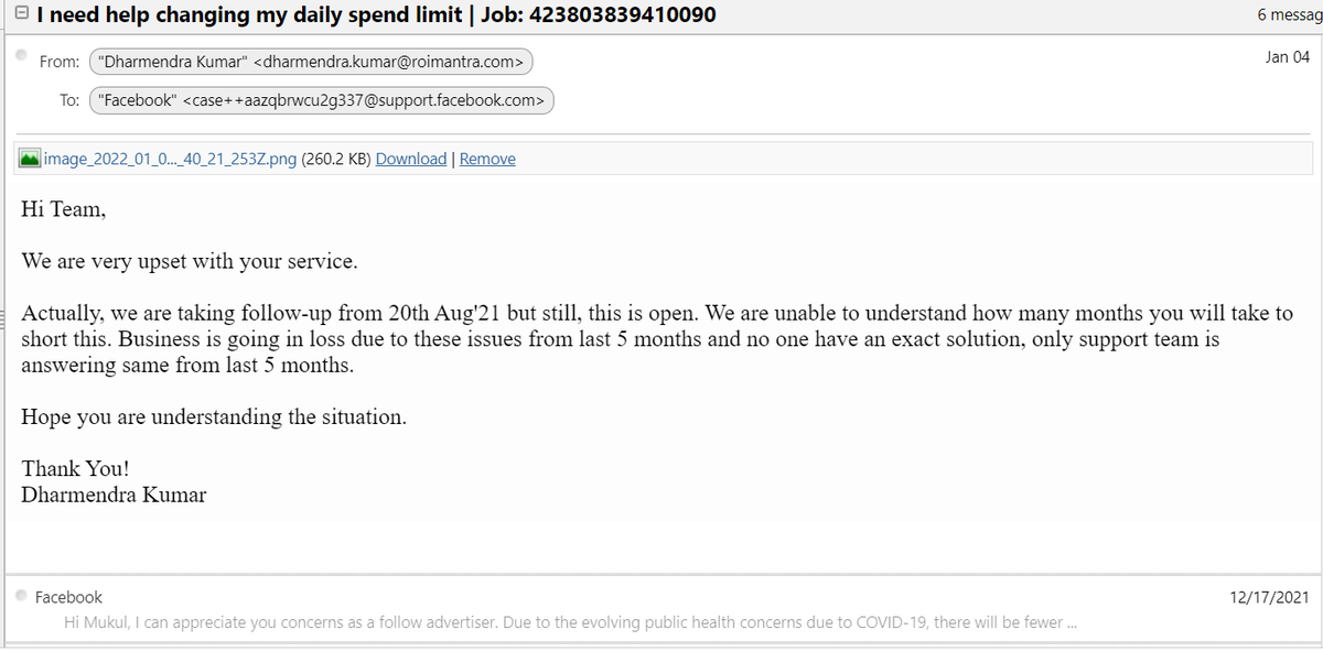 Too upset with Facebook support team! Taking follow-ups from last 5 months(from 20th Aug'21) but they didn't sort this issue yet. Actually, We are unable to add more than 75K funds in our prepaid account, So we are unable to run ads with budget. Can anyone help in this?