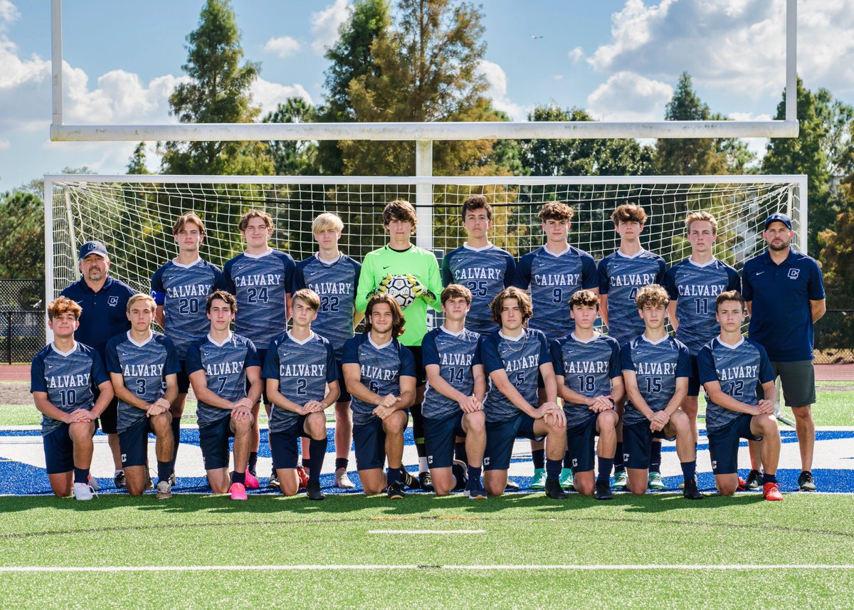 SoccerCalvary's tweet photo. Warriors started the year winning! Varsity 4-1 over Keswick and JV 3-1 over CCC! LET'S GO WARRIORS @SPORTSCALVARY https://t.co/DsOzCNEJ32