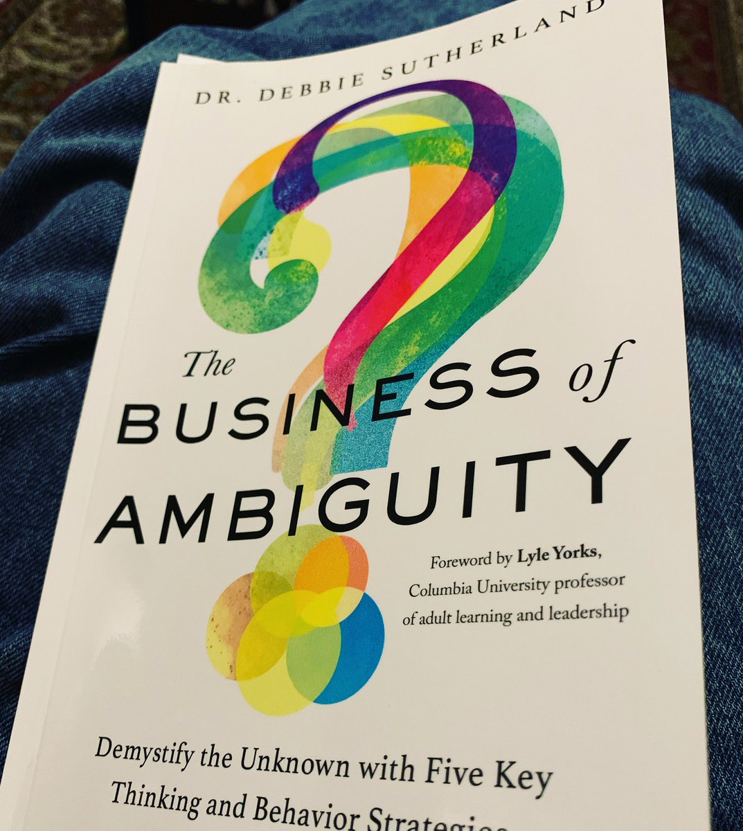 There can never be too many leadership books to make us better at the skill!  This one will help increase our comfort in making decisions amidst the unknown and will be released next week but I’m excited for an advance copy courtesy of <a href="/greenleafbookgr/">Greenleaf Book Group</a> and the author <a href="/BehaviorsB/">@Behaviorsinbusiness</a>