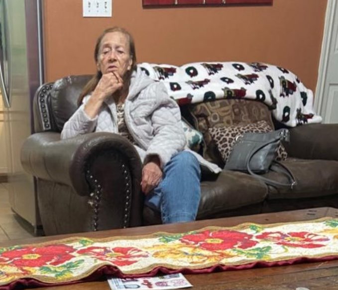 Mission Police (@mission_pd) on Twitter photo Welfare Concernโฆ.
We are asking for the publicโs help in locating 
Alicia Davalos Garcia 
Age 76  Height:  5โ 4โ
Weight: 120 Last seen wearing a dark sweater with blue jeans, in the area of Lemon Tree Estates.  Call Mission Police Department 956-584-5000. Welfare Concernโฆ.
We are asking for the publicโs help in locating 
Alicia Davalos Garcia 
Age 76  Height:  5โ 4โ
Weight: 120 Last seen wearing a dark sweater with blue jeans, in the area of Lemon Tree Estates.  Call Mission Police Department 956-584-5000.
