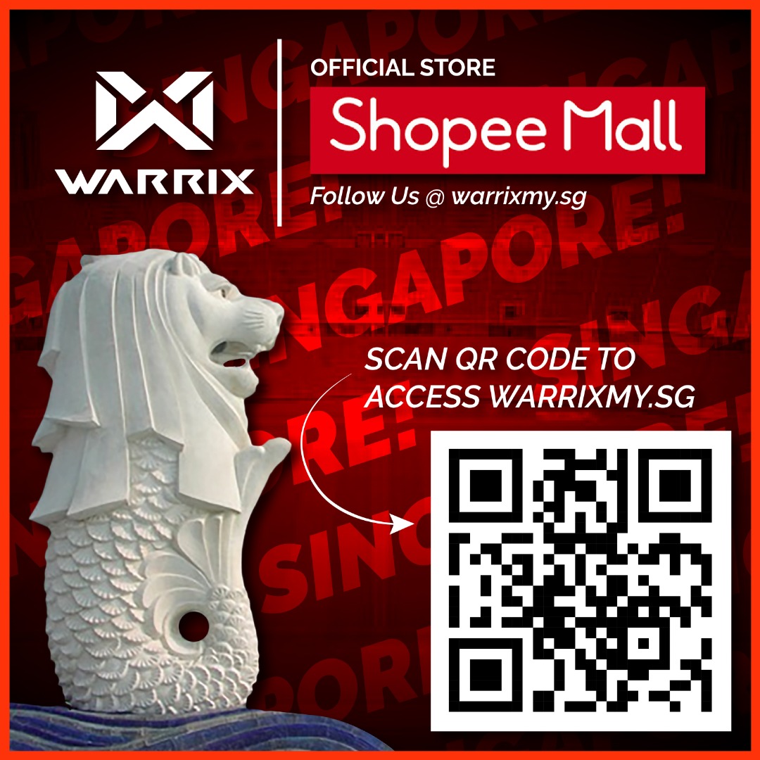 warrixsg's tweet photo. WARRIX STAY SAFE SHOP ONINE

Scan QR or
https://t.co/emuNd5YEdy https://t.co/le3PtSsFse