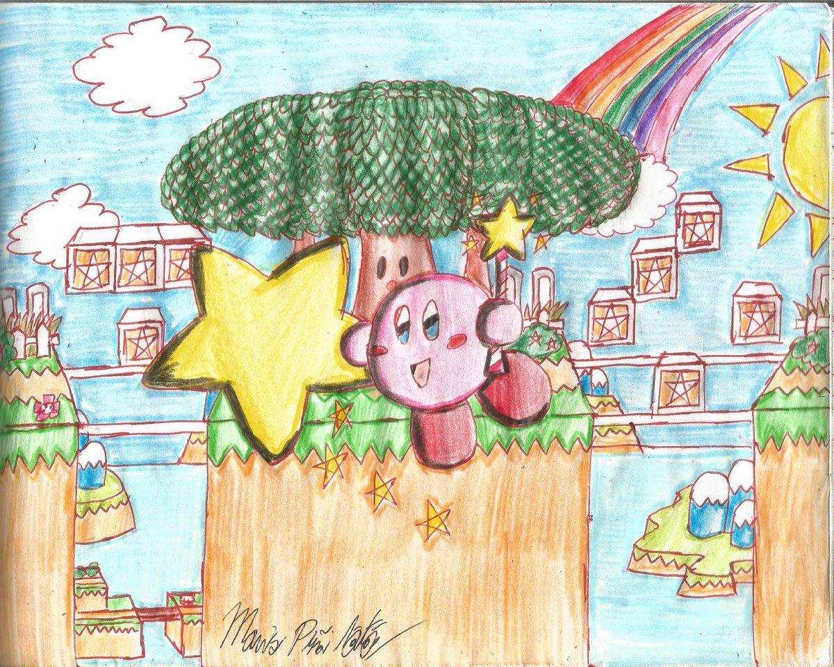 Matsumaru_kun's tweet photo. #BestDrawingsOf2021
Right Back At Ya!
#Kirby
#KirbySuperStar
#Nintendo https://t.co/ZrISPxOcoL