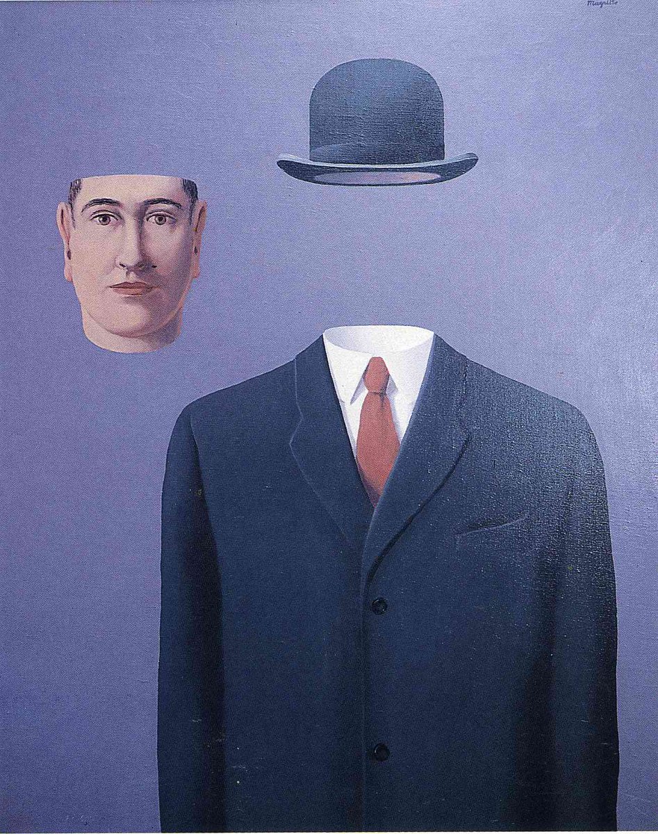 artistmagritte's tweet photo. The Pilgrim, 1966 #magritte #surrealism https://t.co/b41SQ59sa4