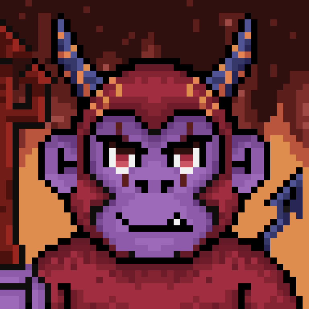 Thor01630464's tweet photo. Devil &amp; son ready for 
@OogaVerse

 game launch 22 January Smiling face with horns Are you ready?.. Rocket#WOGMI #OOGA #MekaApesGame https://t.co/XcDGICwtgY