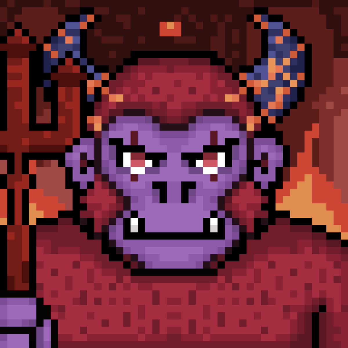 Thor01630464's tweet photo. Devil &amp; son ready for 
@OogaVerse

 game launch 22 January Smiling face with horns Are you ready?.. Rocket#WOGMI #OOGA #MekaApesGame https://t.co/XcDGICwtgY