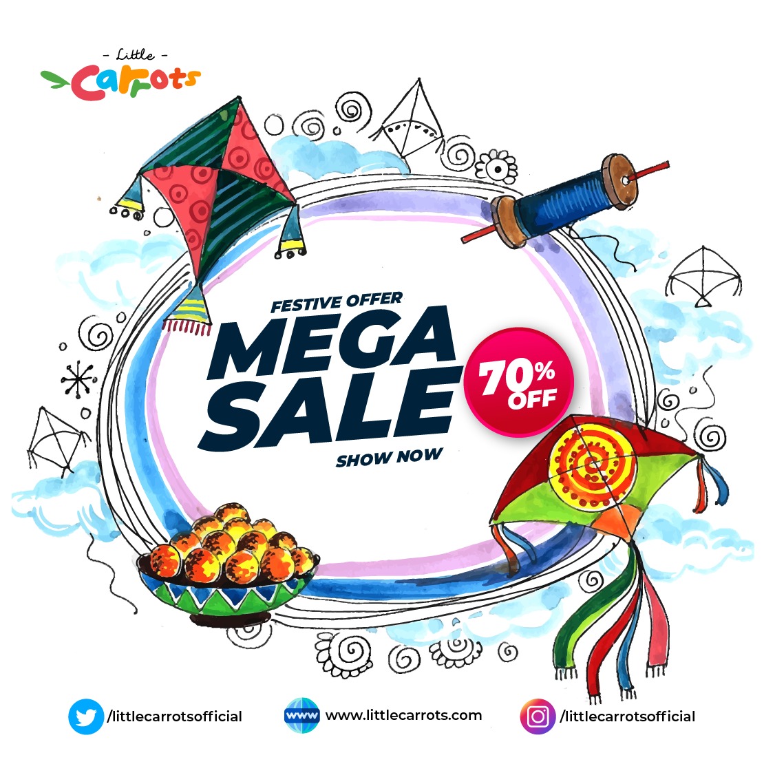 LittlecarrotsIN's tweet photo. Mega festive sale is on visit https://t.co/CvcBynVUbo https://t.co/ntKU4K19Zc