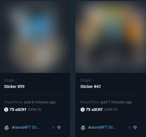 kersoness's tweet photo. Sticker #39 &amp; Sticker #42 were sold!😌

Only 4 @AnonsNFT Stickers left on Stashh: https://t.co/3UtI3pNHL7

Thank you so much for your incredible support, it matters a lot for me. Now I'm able to purchase more artist's stuff to draw better!❤️

#SCRT $SCRT #StickersNFT #SecretNFTs https://t.co/rATbvOsalm
