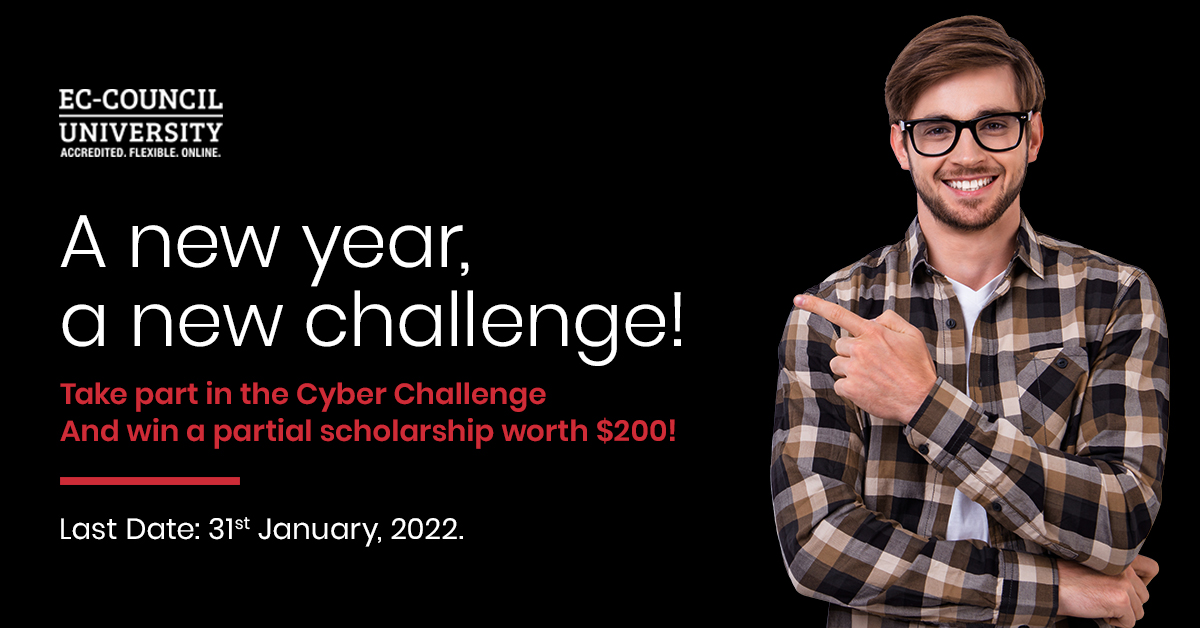 This month's Cyber Challenge is coming to a close. Just watch the "Cyber Talks" video to answer a Cyber Security related question correctly and win a partial scholarship of $200! Terms &amp; Conditions Apply. To enter, please visit: bit.ly/3hCKclN  #cyberchallenge #eccu