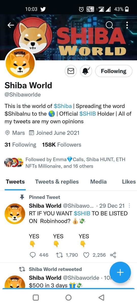 insaneforcrypto's tweet photo. @Shibaworlde Done🔥🤩♥️🥰😍 https://t.co/i6dDTSsIhs