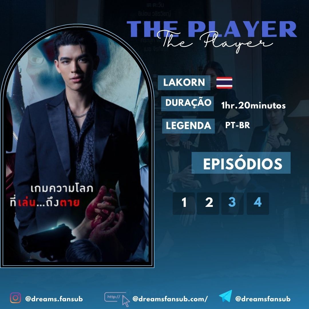 DreamsFansub's tweet photo. Lakorn : The Player 
Episódios : 4 

📍 Disponível no canal de atualizações,link na bio. 

#ThePlayerSeries #dreamsfansub https://t.co/IF3bJF4PxH