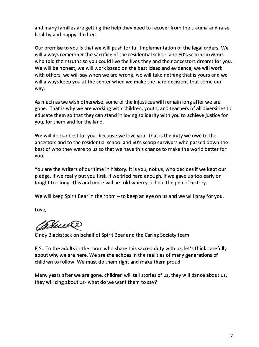 In November of this year, when things were quite uncertain, I wrote a letter to the children and young people on what our vision of success looks like. It has never been shared before but today feels like the right time. Here is our promise. We will keep working.