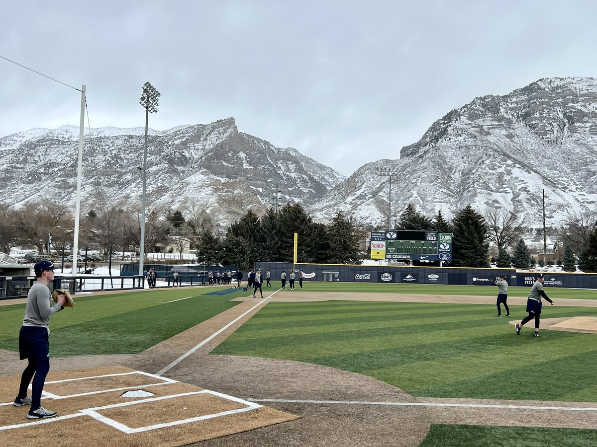 This view 🤩

#NCAABaseball x 📸 <a href="/BYUBaseball/">BYU Baseball</a>