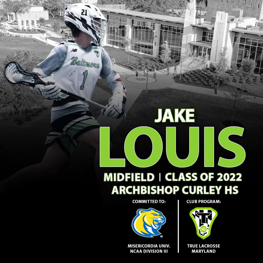 baltimore_true's tweet photo. 🚨👀 Congrats to 2022 Jake Louis for continuing his education and commitment to @MisericordiaLax #getrecruited #trueon2 https://t.co/Vo2LvKT0Zk