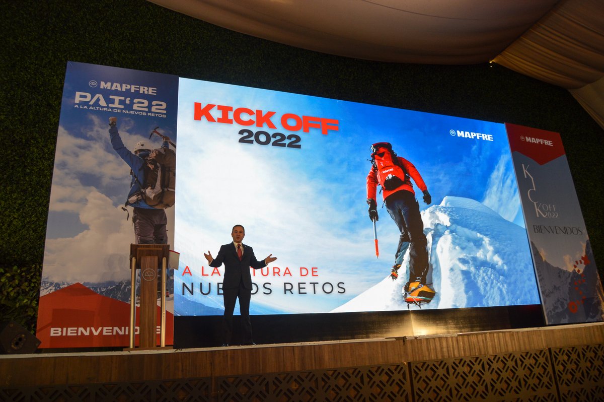 JMRomeroLora's tweet photo. Kick Off @MAPFRE_MX 2022. Arrancamos el año con fuerza en compañía de colaboradores, directores, consejeros y el comité de dirección de la compañía. https://t.co/HynyqbxFR4