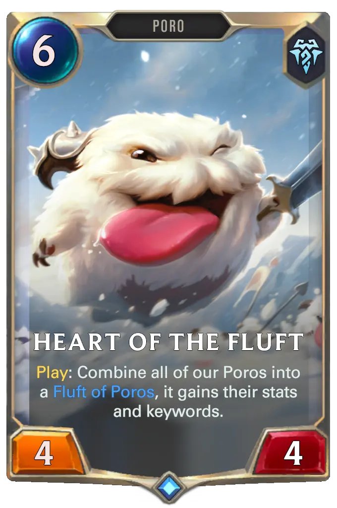 ancouca's tweet photo. @PlayRuneterra You just play it. No need to replace anything when you have a full board with poros. https://t.co/orH8N082kx