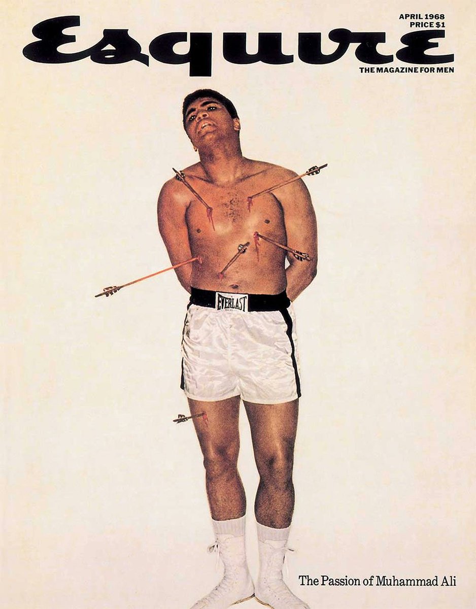 wbcstore's tweet photo. One of the most iconic moments in fashion and boxing was undoubtedly in 1968 when @MuhammadAli was on the cover of Esquire and "is one of the greatest of all time."
https://t.co/leFp7aynRJ
#wbc #MuhammadAli #wbcstore #iconic https://t.co/PO9cySqxBH