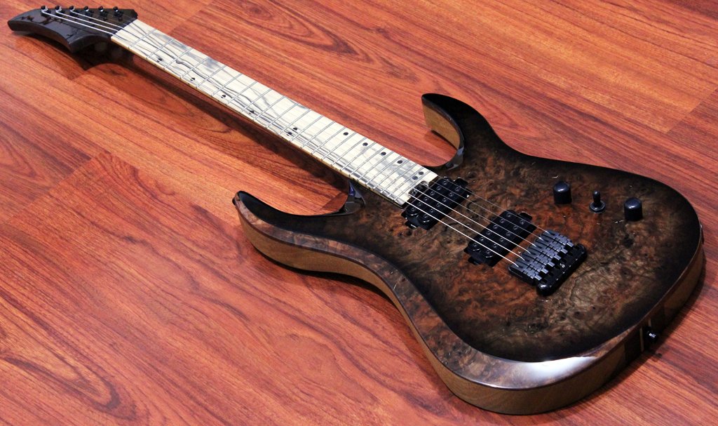 haloguitars's tweet photo. Halo Merus 6 Limited Production Model with @BKPickups Aftermath Humbuckers, Schaller Hannes Bridge, Black Limba Body, Maple Burl Cap, 7 Piece Wenge/Maple Neck Through Construction and Pale Moon Ebony Fretboard Available Now!

https://t.co/chJY0jw3e2 https://t.co/4RbfQpmApB