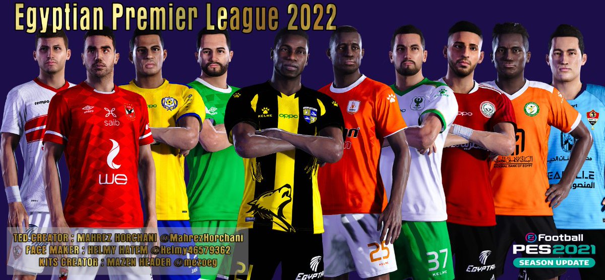 MartyCharginis's tweet photo. Egyptian Premier League 2022🇪🇬 PES2021⚽️ 
https://t.co/XRjZQQIIXI

@AlAhly #يلا_يا_أهلي @ZSCOfficial #الزمالك #zamalek 
@14 #AfricanTeamsOnPES @AlMasrySC @PremierEgyptian #المصري #EPLGreen  @IttihadAlex #AlexandriansClub  #EPL #المقاصة #ElMakkasaSC @Ismailyofficial #IsmailySC https://t.co/CSI0ctB4zp