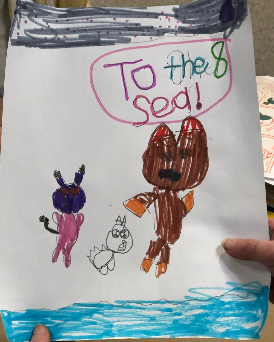 SanctuaryBoise's tweet photo. Our family program kids so much fun creating together at last week's Crafternoon and yesterday's Comic Book Creation Activity taught by Laura from @TheCabinLit. Here are photos of everyone hard at work 🎨 https://t.co/XEy0P3qrZ7