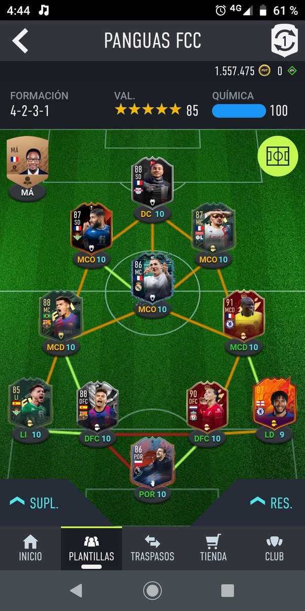 carlosdsar's tweet photo. @TeamDUXGaming @Rulasss47 @pabloalbarra_ Con Millón y medio para mejorar, quiero darle un poco más a la línea de arriba https://t.co/K1x6Ya5STC