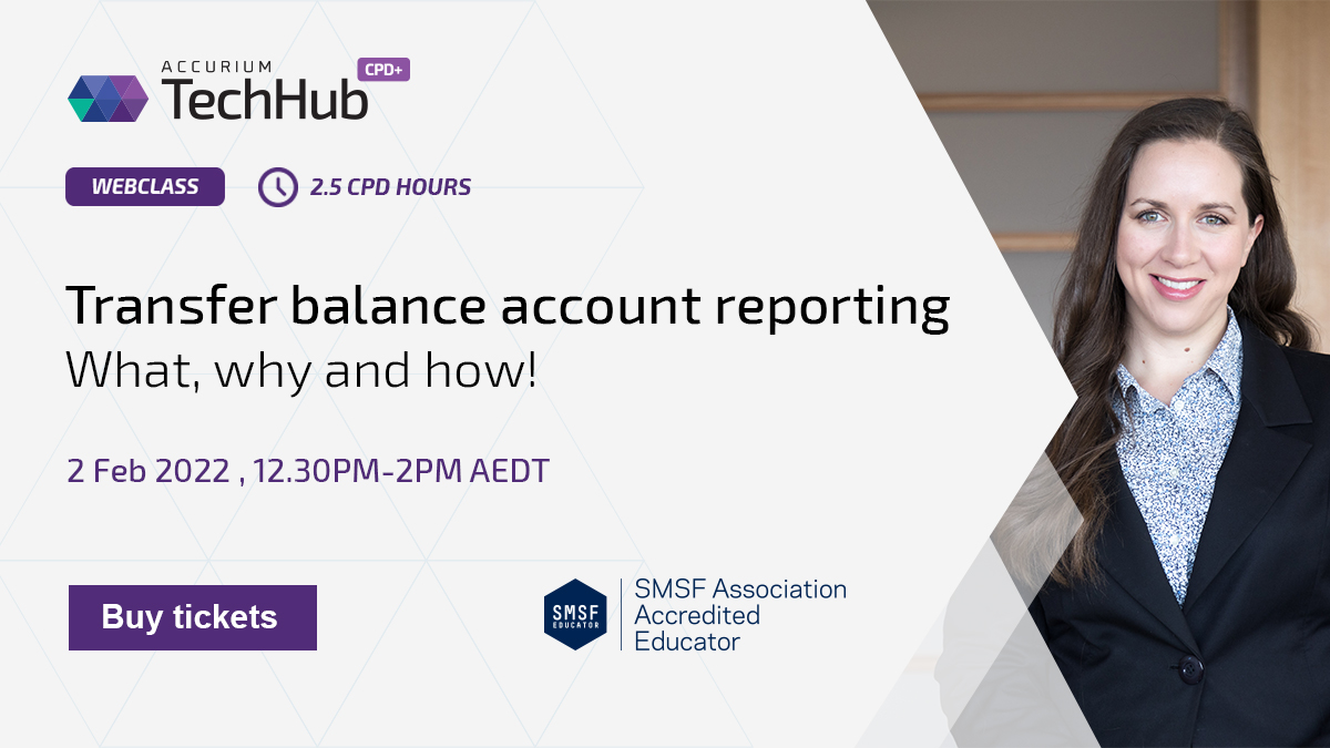 Accurium's tweet photo. Join @actuarymelanie in Accurium's next webclass focussing on the TBAR regime. She will address a range of reporting events using case studies to highlight practical considerations and common mistakes made in completing the TBAR. https://t.co/3fEFfaJVDC #TBAR #SMSFeducation #SMSF https://t.co/bc3MznwSZ5
