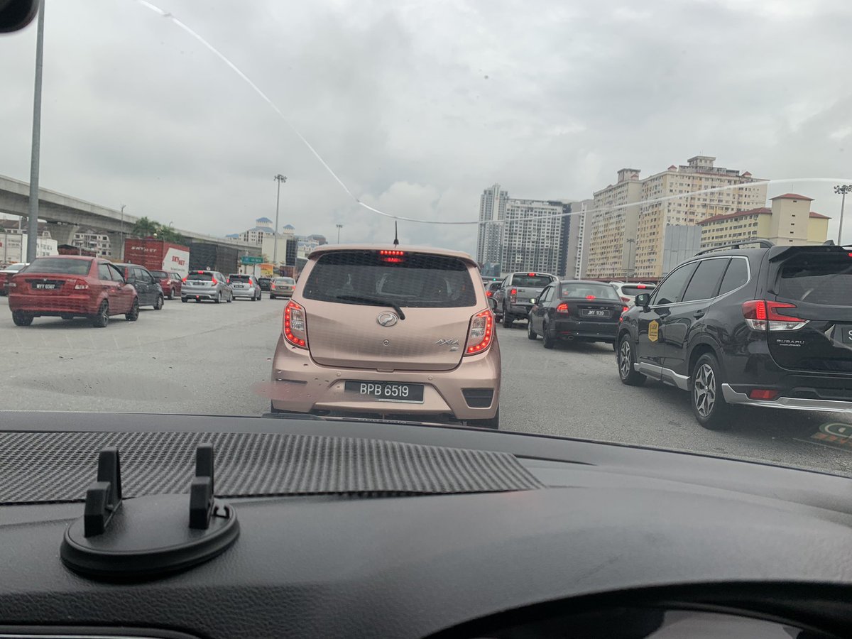 Pagi jammed yg senangkan hati. Tanda norma lama balik asal. Moga kekal.