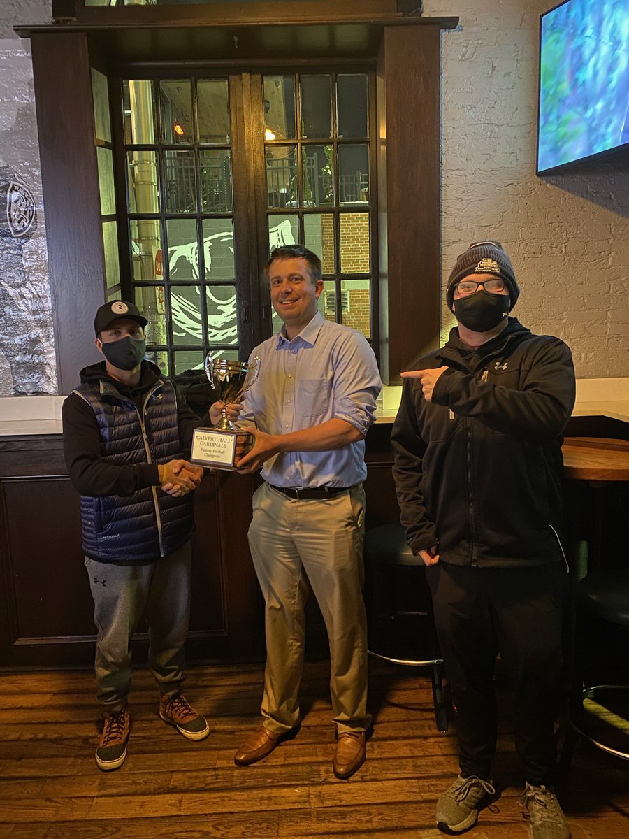 RealCHC_FF's tweet photo. For once, the best team won. Congrats to our newest league champ @ajcarroll15!

@TaylorSmyth10 becomes the first back to back winner of the Fantasy Defense Brick. https://t.co/8UQXZxHbvk