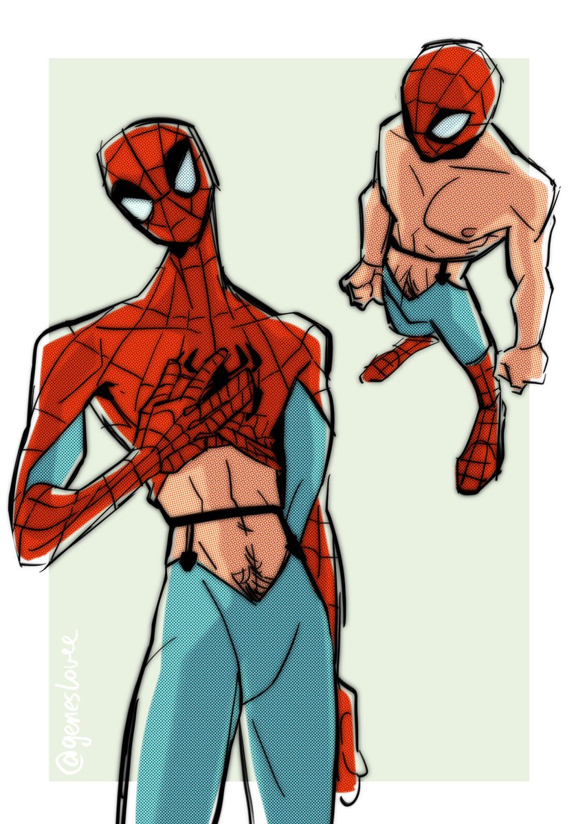 RT @geneslovee: this is how i think spider-man's suit is constructed actually https://t.co/7nDoh4YTyt